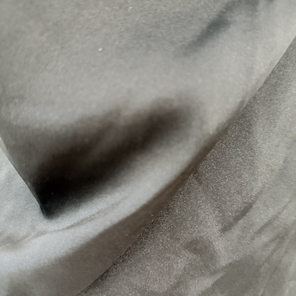 Revamped Business casual black camisole cowl neck spaghetti strap tank - Picture 4 of 8